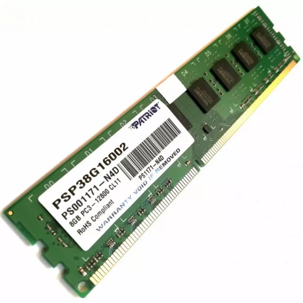 Модуль памяти для компьютера DDR3 8GB 1600 MHz Signature Line Patriot (PSP38G16002) - 1 Модуль памяти для компьютера DDR3 8GB 1600 MHz Signature Line Patriot (PSP38G16002) - 1