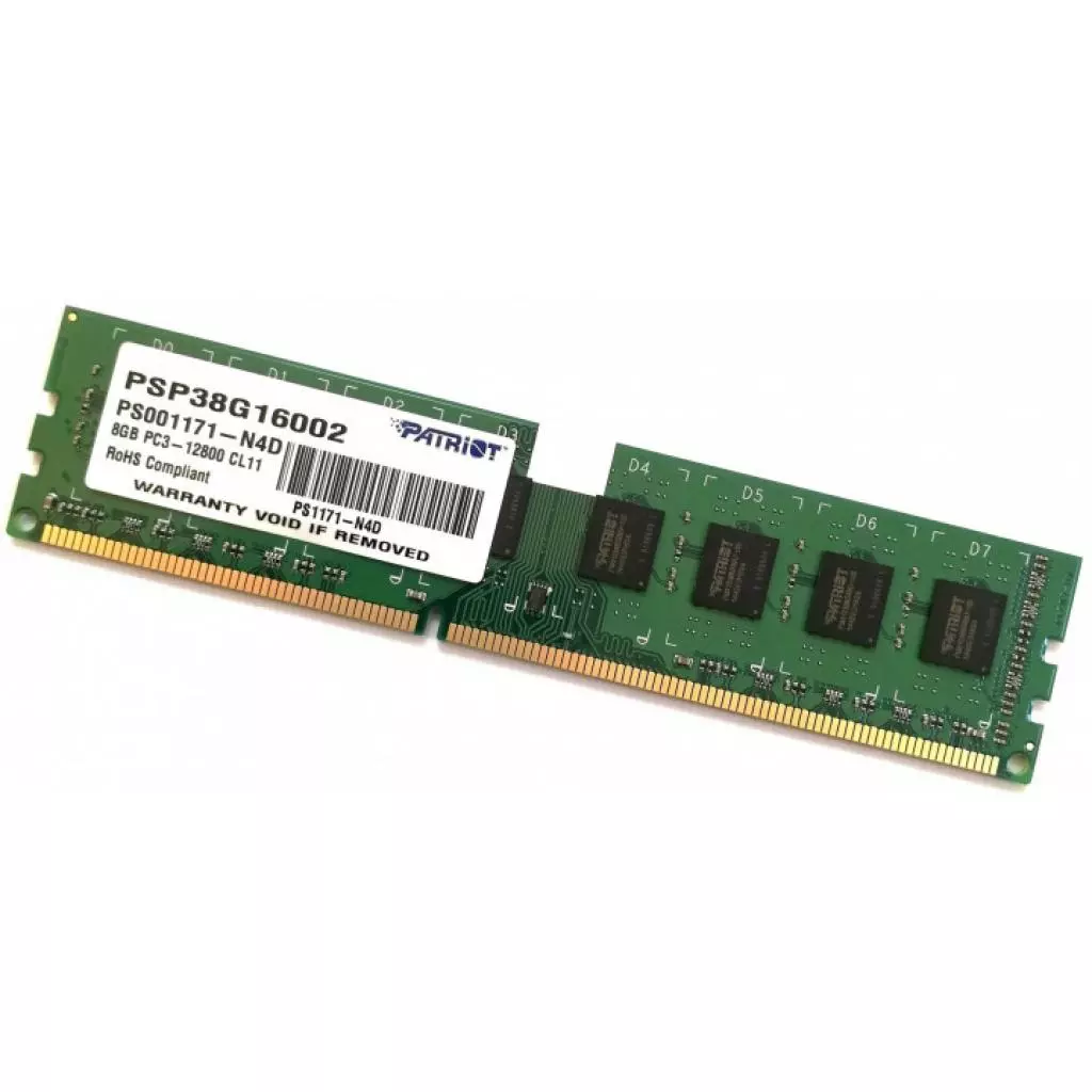 Модуль памяти для компьютера DDR3 8GB 1600 MHz Signature Line Patriot (PSP38G16002)