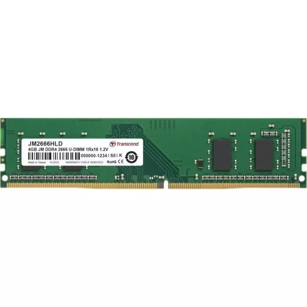 Модуль памяти для компьютера DDR4 32GB 2666 MHz Transcend (JM2666HLE-32G)