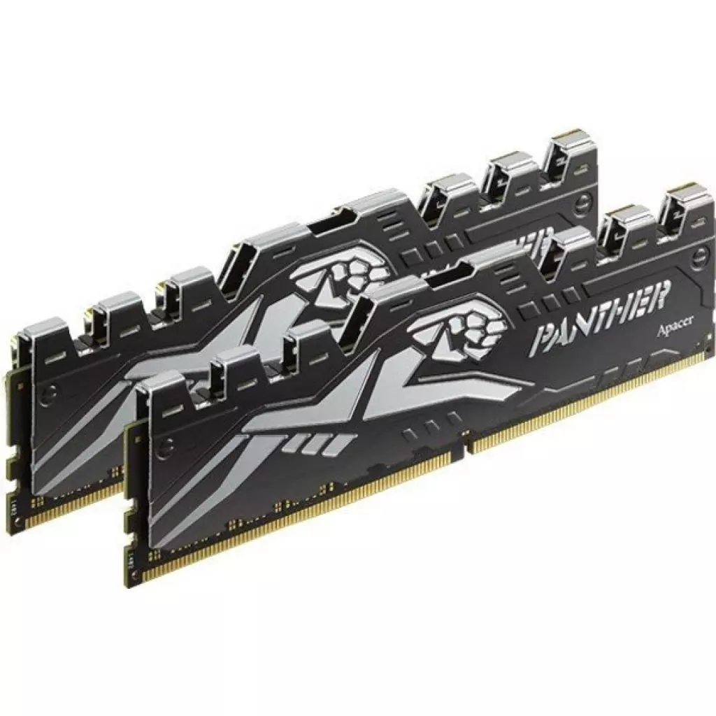 Модуль памяти для компьютера DDR4 32GB (2x16GB) 3200 MHz Panther Silver Apacer (AH4U32G32C08Y7VAA-2) - 1