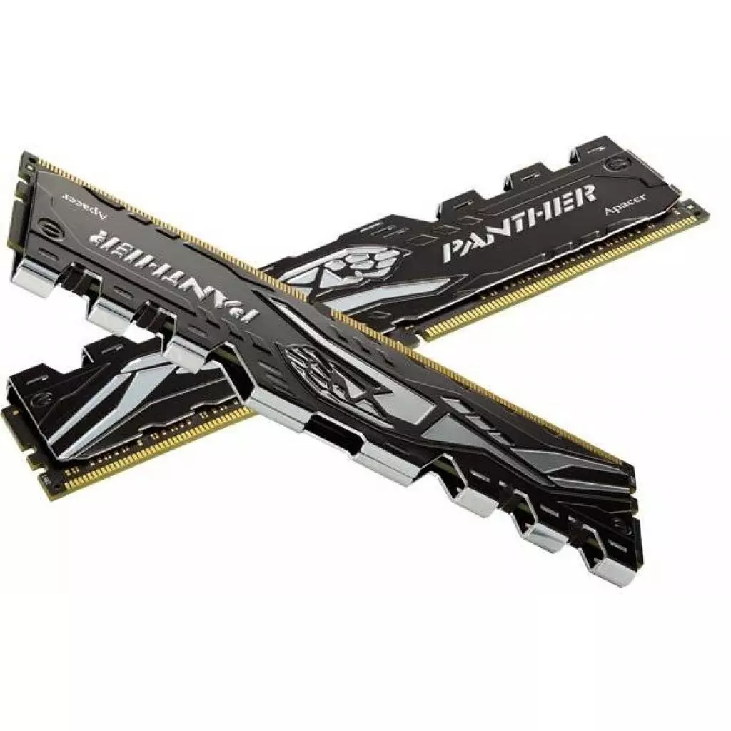 Модуль памяти для компьютера DDR4 32GB (2x16GB) 3200 MHz Panther Silver Apacer (AH4U32G32C08Y7VAA-2) - 2
