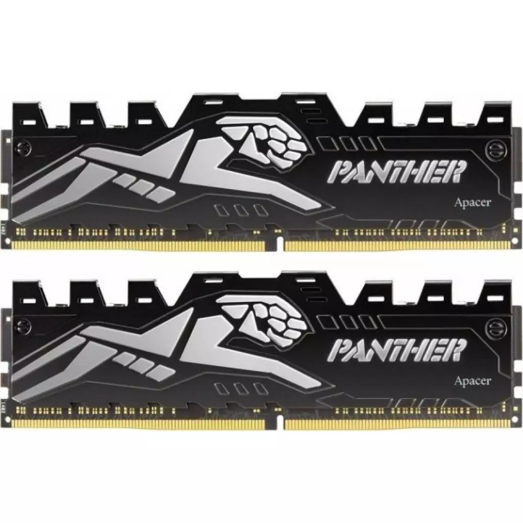Модуль памяти для компьютера DDR4 32GB (2x16GB) 3200 MHz Panther Silver Apacer (AH4U32G32C08Y7VAA-2)