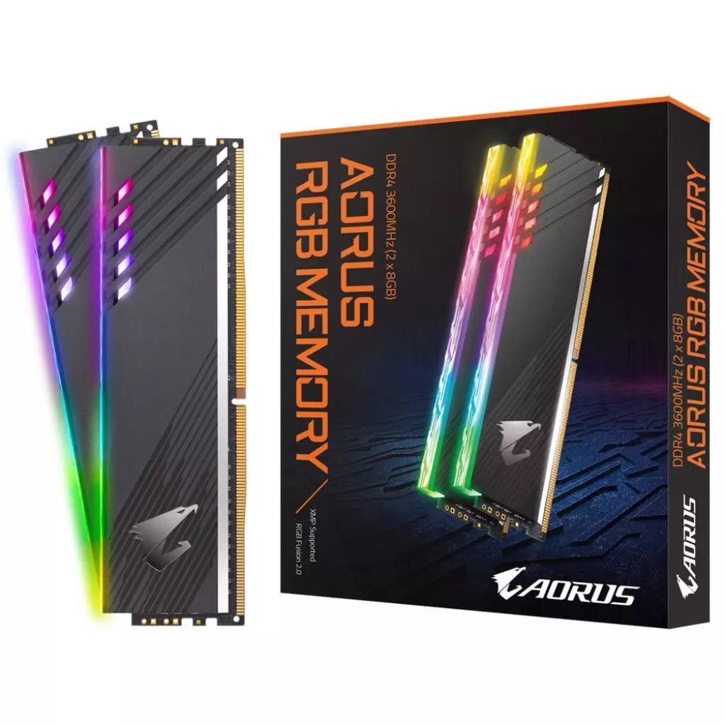 Модуль памяти для компьютера DDR4 16GB (2x8GB) 3600 MHz AORUS XMP GIGABYTE (GP-AR36C18S8K2HU416R) - 3 Модуль памяти для компьютера DDR4 16GB (2x8GB) 3600 MHz AORUS XMP GIGABYTE (GP-AR36C18S8K2HU416R) - 3