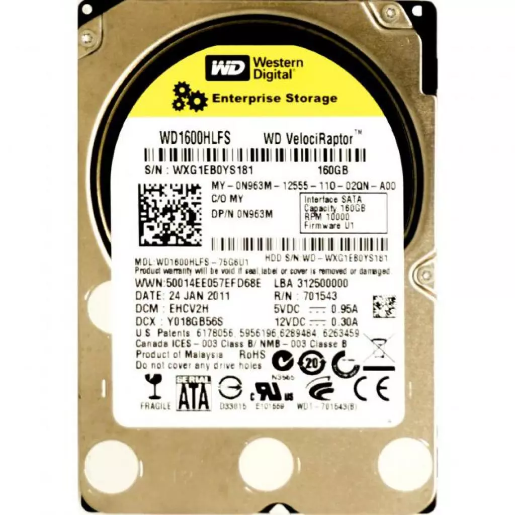 Жесткий диск 2.5" 160Gb WD (# WD1600HLFS #)