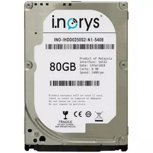 Жесткий диск для ноутбука 2.5"  80GB I.norys (INO-IHDD080S2-N1-5408)