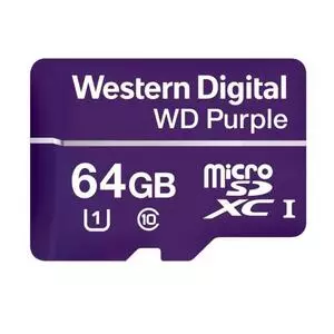 Карта памяти WD 64GB microSDXC class 10 UHS-I (WDD064G1P0A)