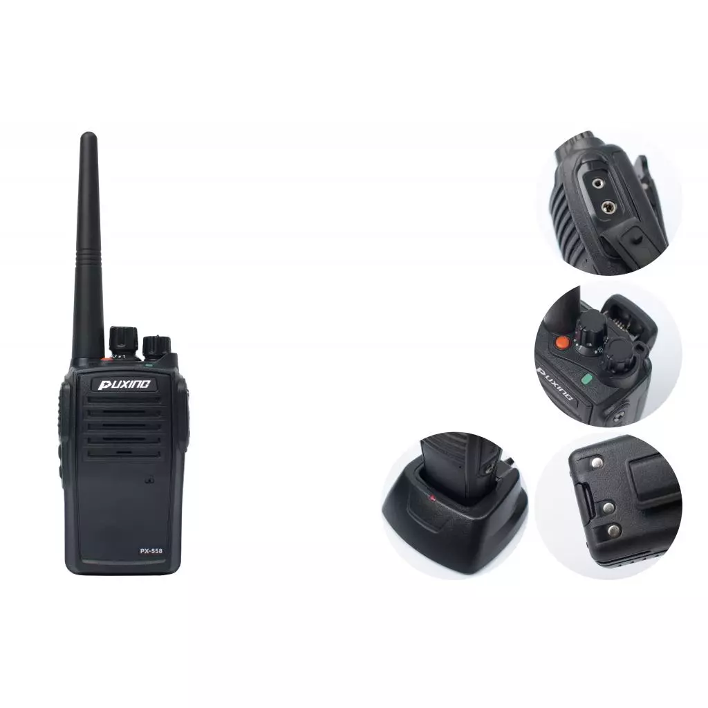 Портативная рация Puxing PX-558 (136-174MHz) IP67 1600 mAh LiIon (PX-558_VHF 1600 mAh) - 4 Портативная рация Puxing PX-558 (136-174MHz) IP67 1600 mAh LiIon (PX-558_VHF 1600 mAh) - 4