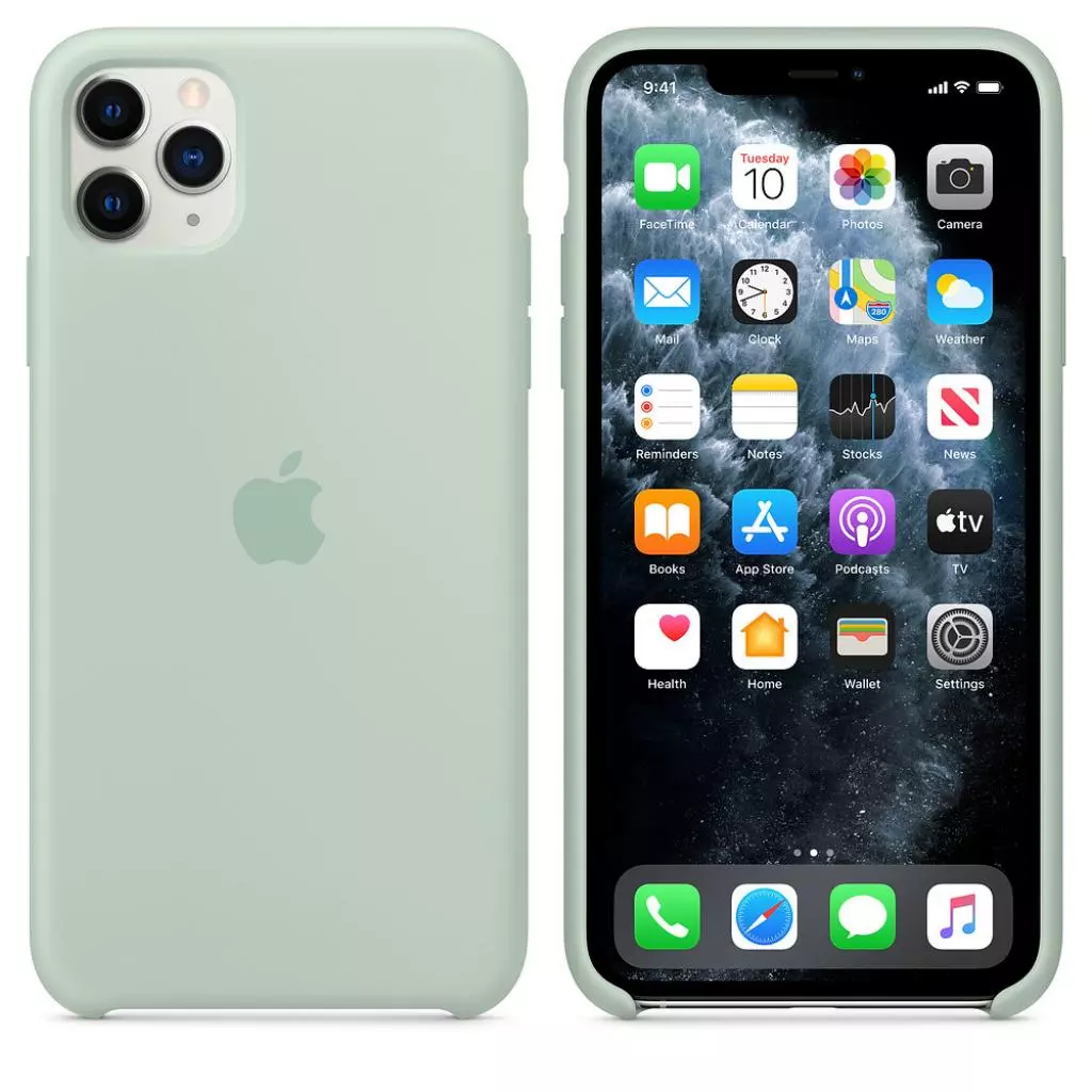 Чехол для моб. телефона Apple iPhone 11 Pro Silicone Case - Beryl (MXM72ZM/A) - 5