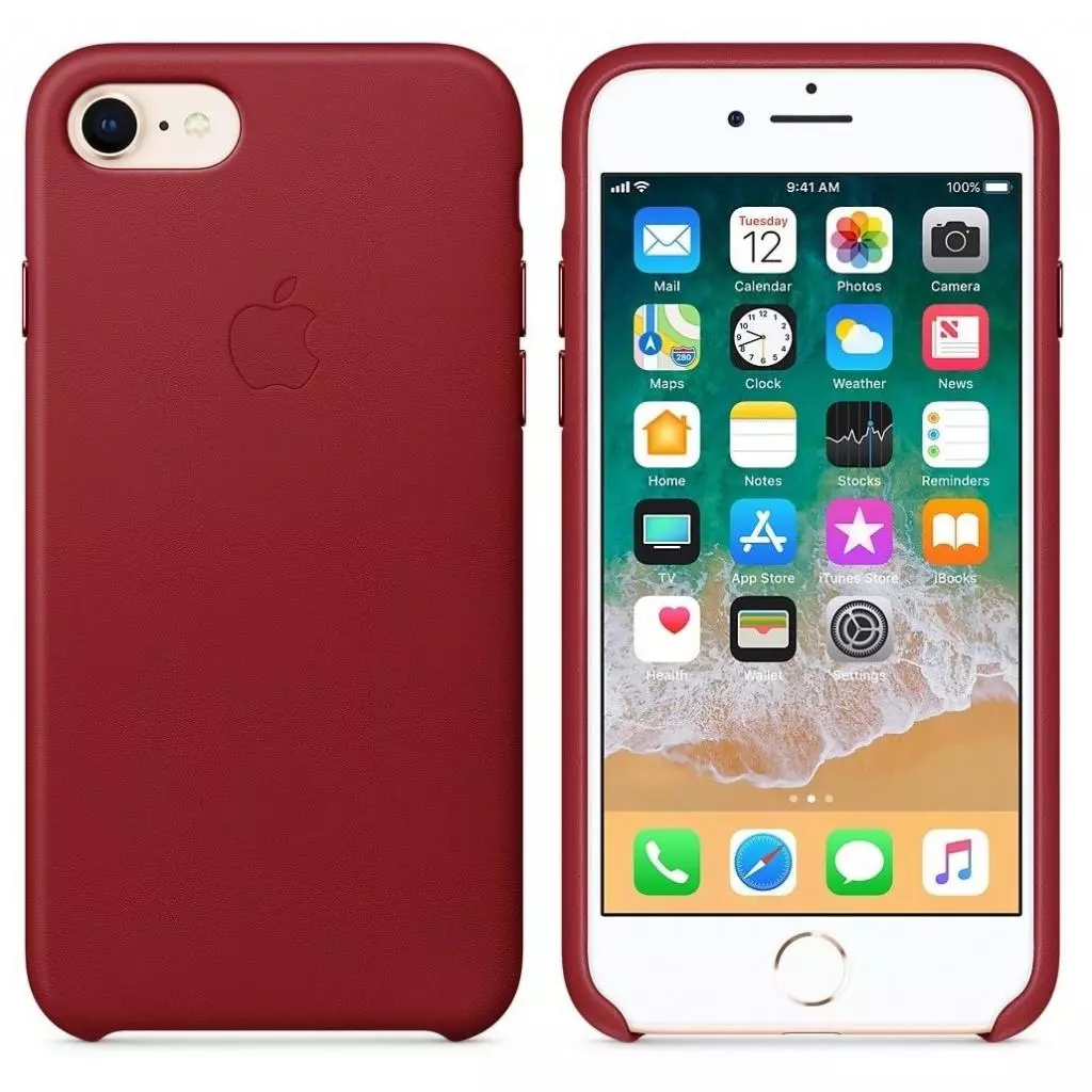 Чехол для моб. телефона Apple iPhone 8 / 7 Leather Case - (PRODUCT)RED (MQHA2ZM/A) - 1 Чехол для моб. телефона Apple iPhone 8 / 7 Leather Case - (PRODUCT)RED (MQHA2ZM/A) - 1