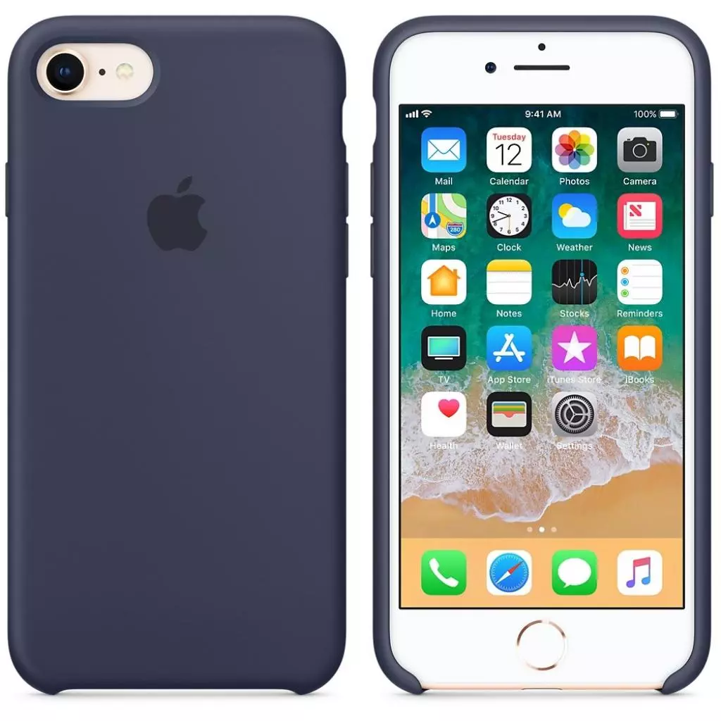 Чехол для моб. телефона Apple iPhone 8 / 7 Silicone Case - Midnight Blue (MQGM2ZM/A) - 1 Чехол для моб. телефона Apple iPhone 8 / 7 Silicone Case - Midnight Blue (MQGM2ZM/A) - 1