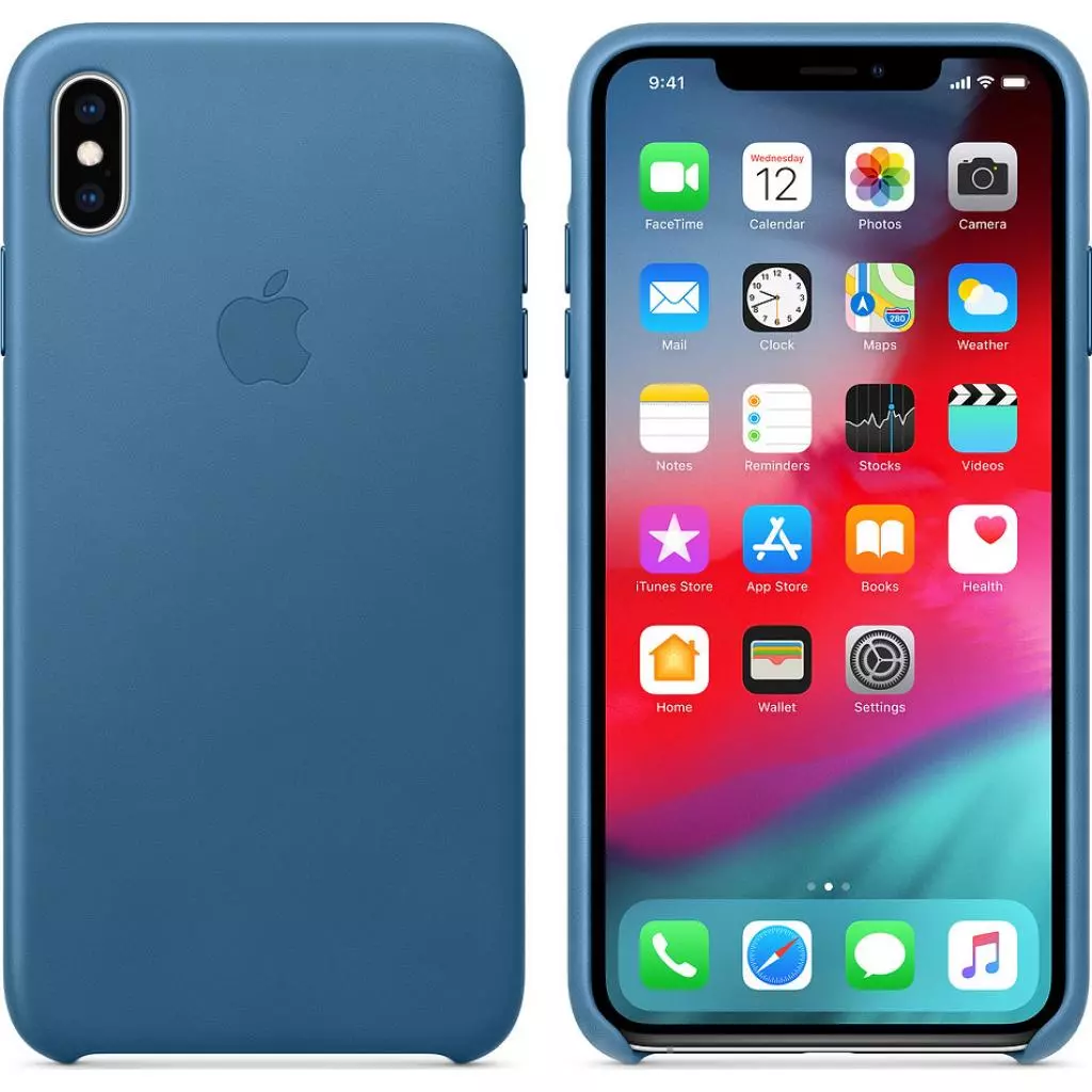 Чехол для моб. телефона Apple iPhone XS Max Leather Case - Cape Cod Blue, Model (MTEW2ZM/A) - 3 Чехол для моб. телефона Apple iPhone XS Max Leather Case - Cape Cod Blue, Model (MTEW2ZM/A) - 3