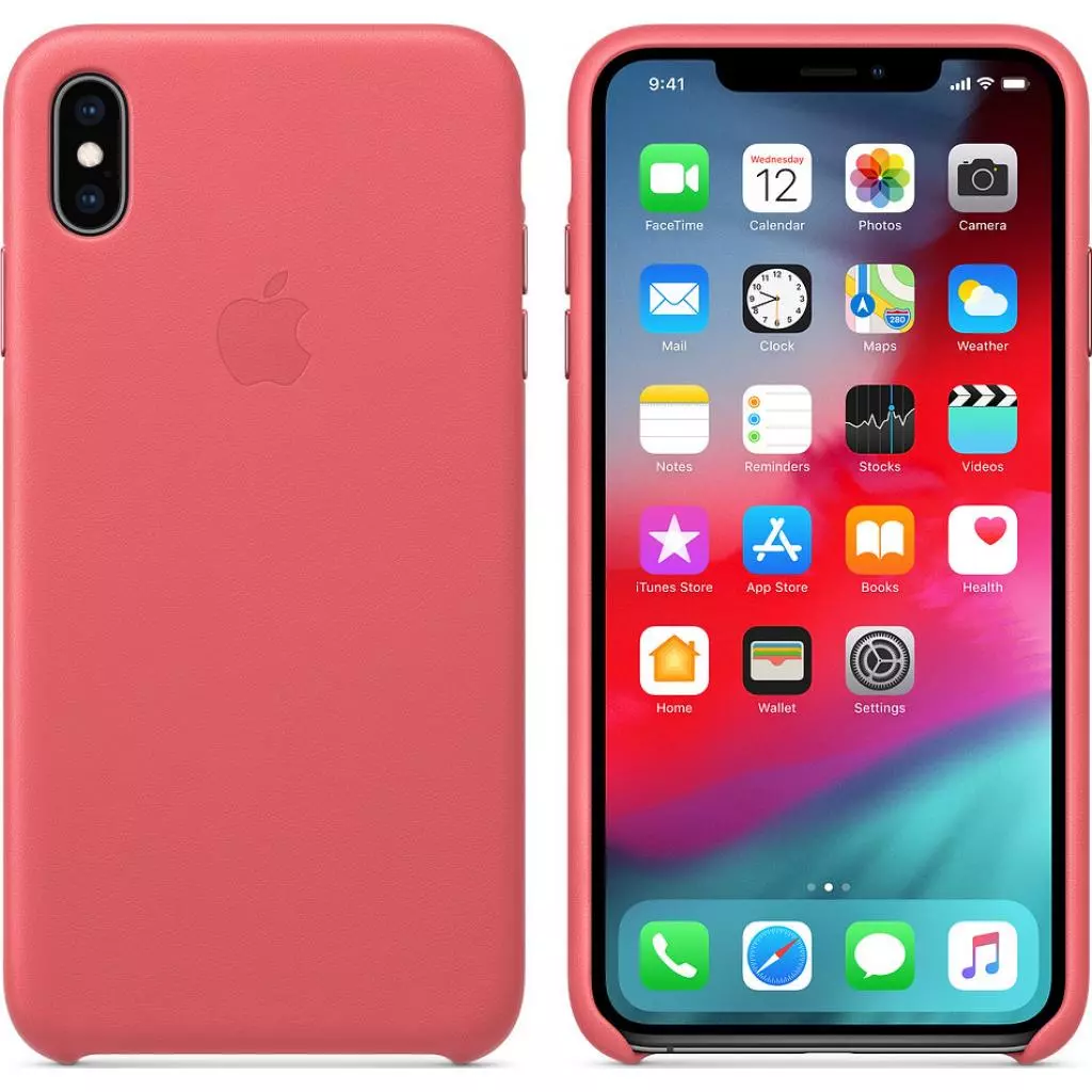 Чехол для моб. телефона Apple iPhone XS Max Leather Case - Peony Pink, Model (MTEX2ZM/A) - 3 Чехол для моб. телефона Apple iPhone XS Max Leather Case - Peony Pink, Model (MTEX2ZM/A) - 3