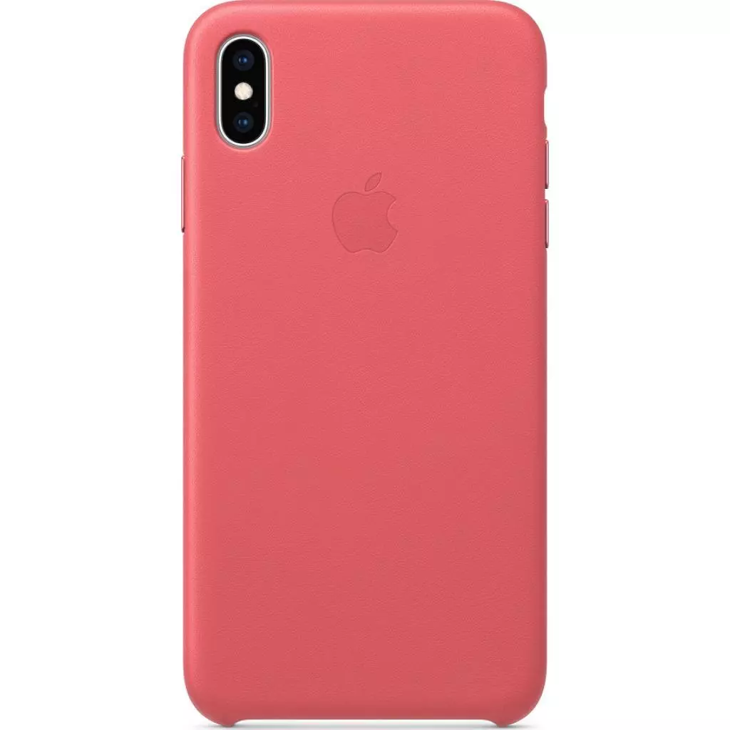 Чехол для моб. телефона Apple iPhone XS Max Leather Case - Peony Pink, Model (MTEX2ZM/A)