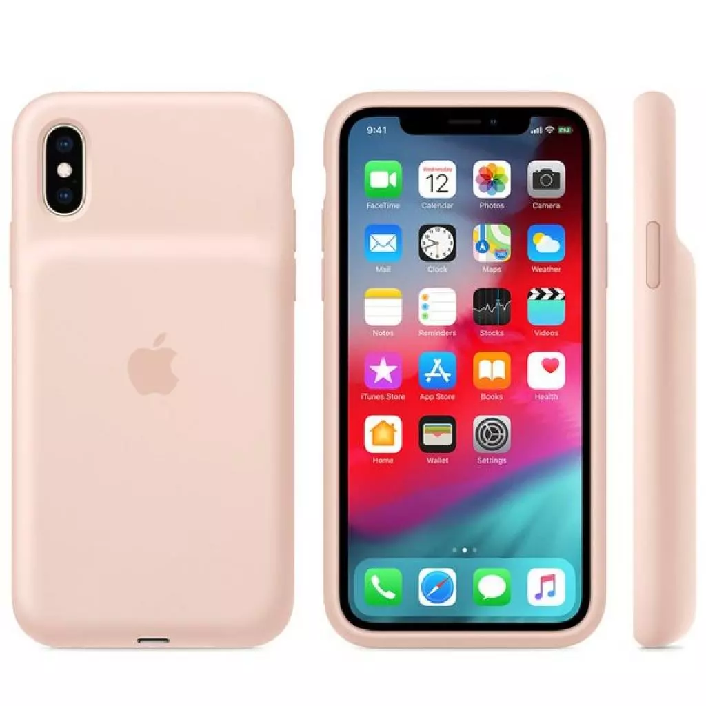 Чехол для моб. телефона Apple iPhone XS Smart Battery Case - Pink Sand (MVQP2ZM/A) - 1 Чехол для моб. телефона Apple iPhone XS Smart Battery Case - Pink Sand (MVQP2ZM/A) - 1