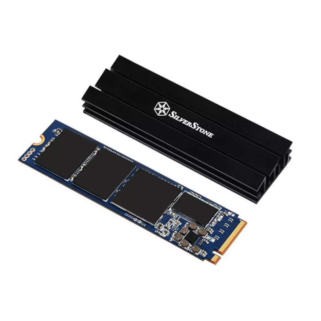 Радиатор охлаждения Silver Stone m.2 SSD 2280 (SST-TP02-M2) - 4 Радиатор охлаждения Silver Stone m.2 SSD 2280 (SST-TP02-M2) - 4