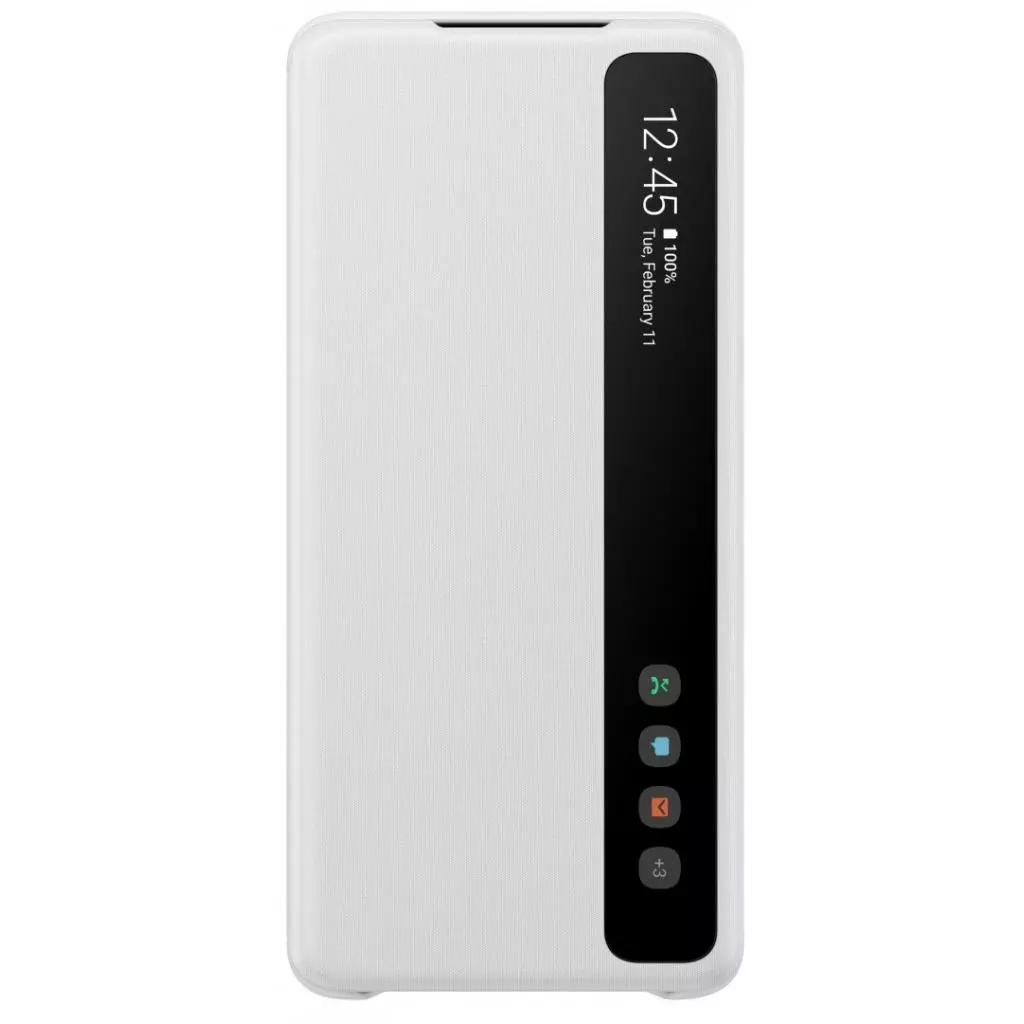 Чехол для моб. телефона Samsung Clear View Cover Galaxy S20+ (G985) White (EF-ZG985CWEGRU)