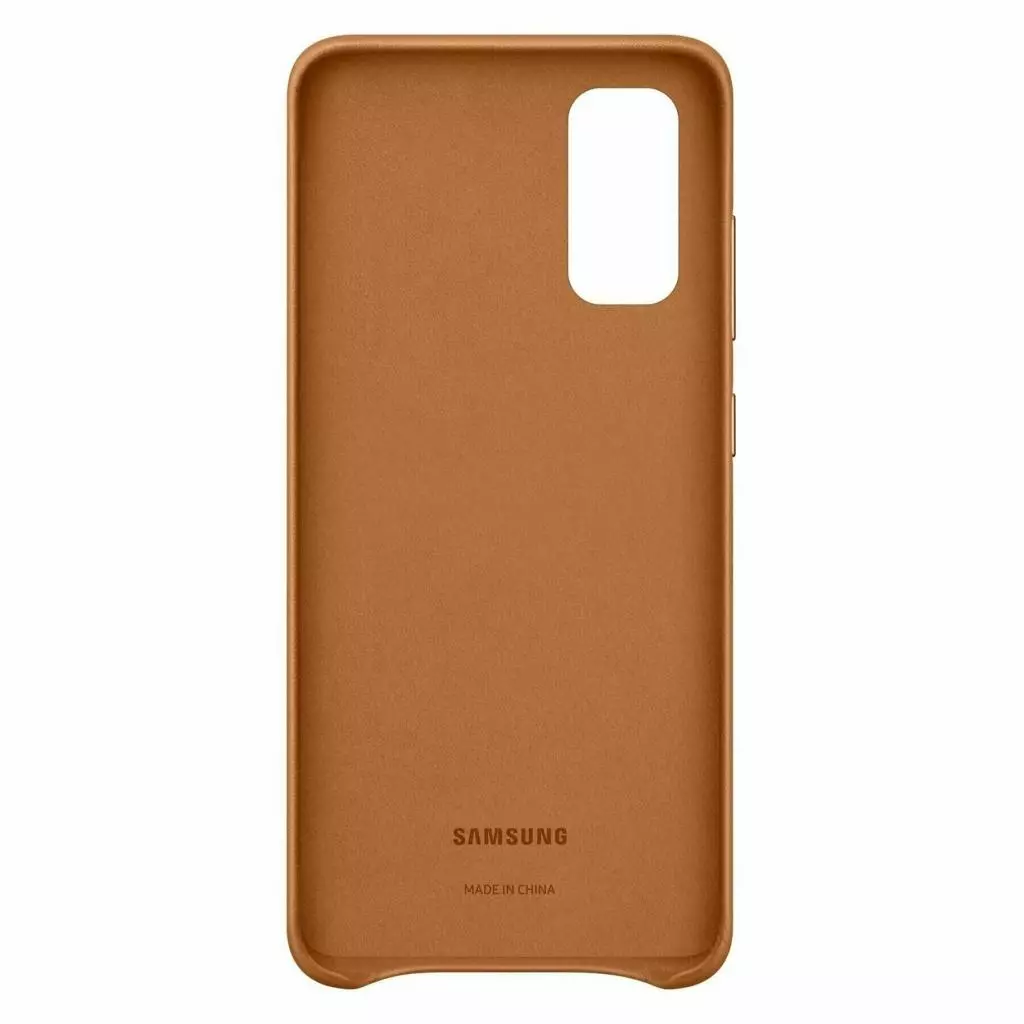 Чехол для моб. телефона Samsung Leather Cover Galaxy S20 (G980) Brown (EF-VG980LAEGRU) - 2