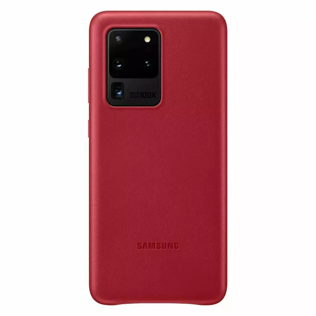 Чехол для моб. телефона Samsung Leather Cover Galaxy S20 Ultra (G988) Red (EF-VG988LREGRU)