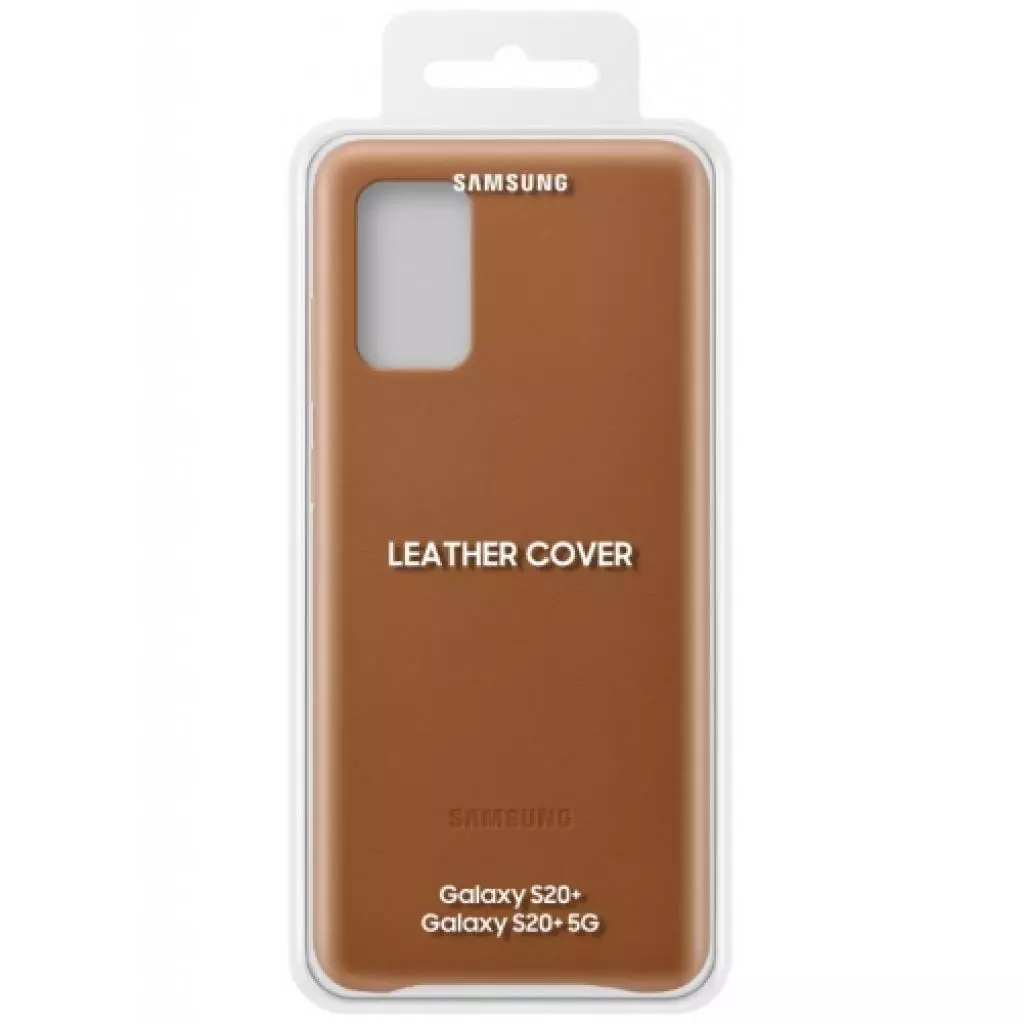 Чехол для моб. телефона Samsung Leather Cover Galaxy S20+ (G985) Brown (EF-VG985LAEGRU) - 4