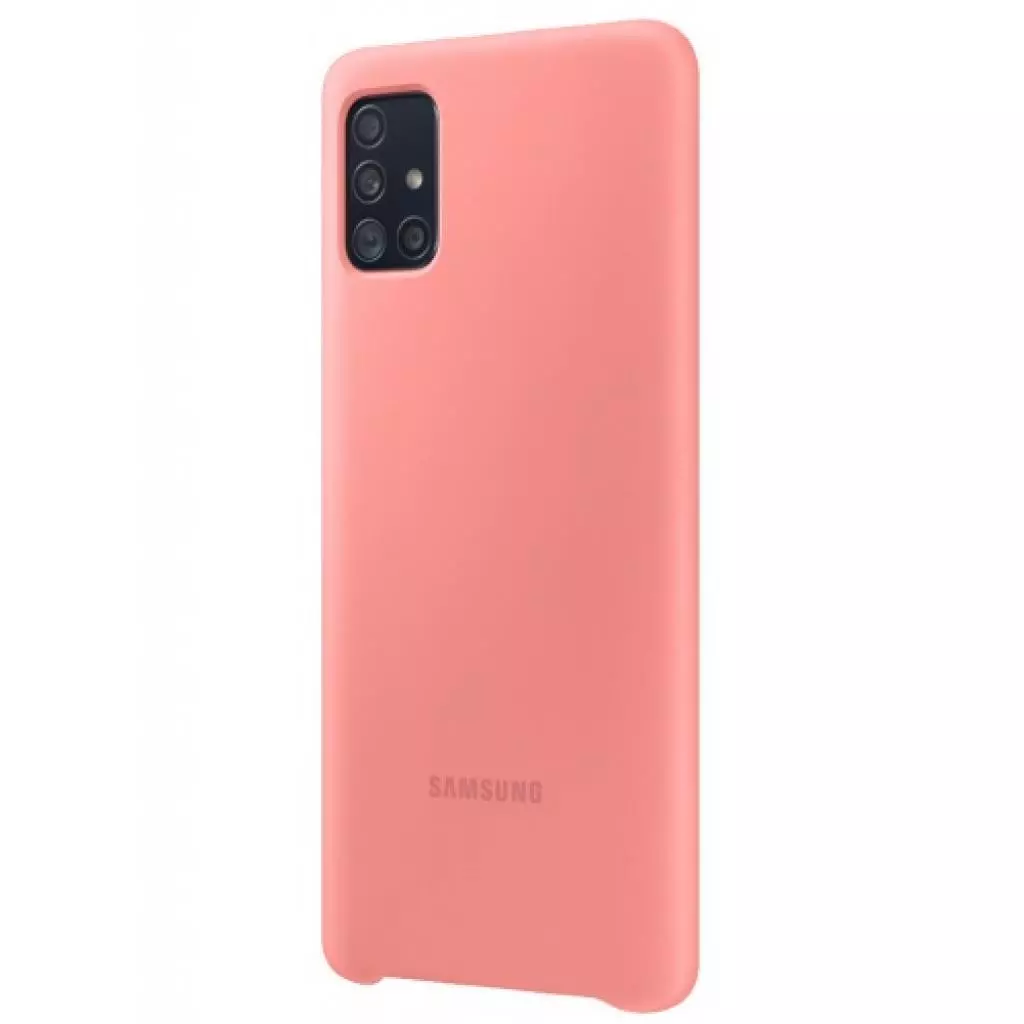 Чехол для моб. телефона Samsung Silicone Cover для Galaxy A51 (A515F) Pink (EF-PA515TPEGRU) - 1 Чехол для моб. телефона Samsung Silicone Cover для Galaxy A51 (A515F) Pink (EF-PA515TPEGRU) - 1