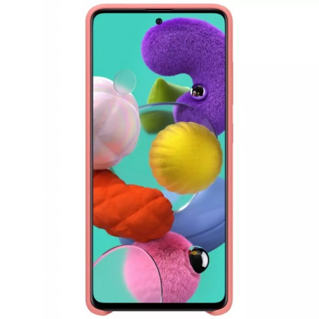 Чехол для моб. телефона Samsung Silicone Cover для Galaxy A51 (A515F) Pink (EF-PA515TPEGRU) - 3 Чехол для моб. телефона Samsung Silicone Cover для Galaxy A51 (A515F) Pink (EF-PA515TPEGRU) - 3