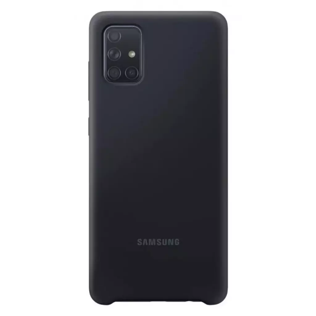 Чехол для моб. телефона Samsung Silicone Cover для Galaxy A71 (A715F) Black (EF-PA715TBEGRU)