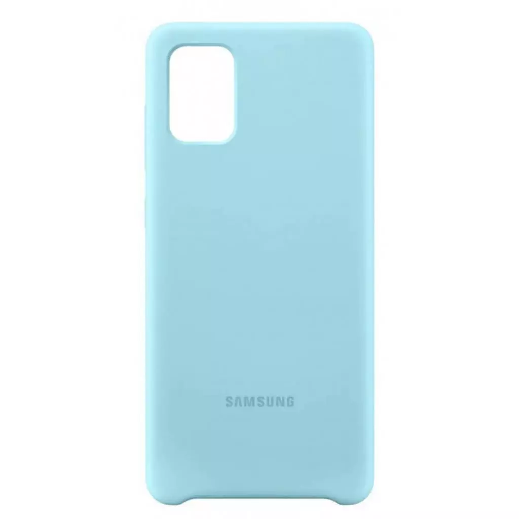 Чехол для моб. телефона Samsung Silicone Cover для Galaxy A71 (A715F) Blue (EF-PA715TLEGRU)