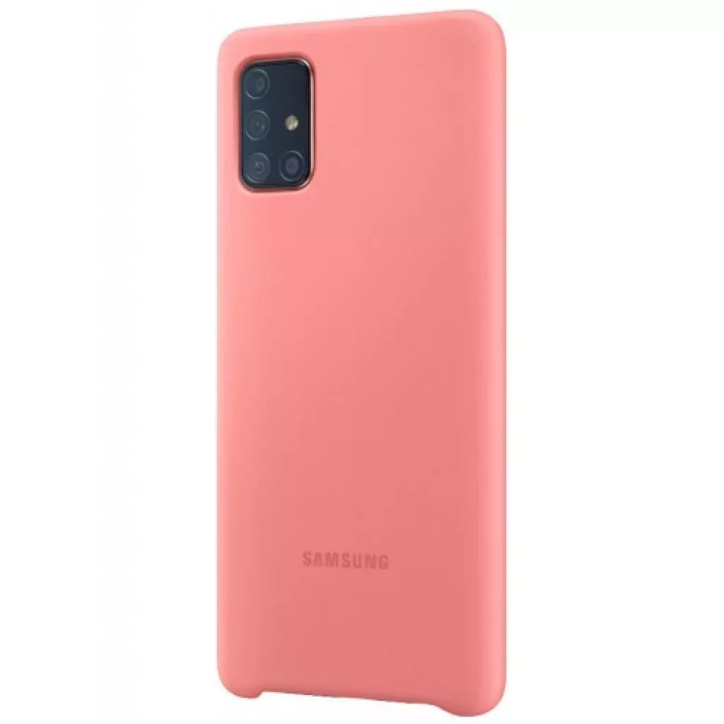 Чехол для моб. телефона Samsung Silicone Cover для Galaxy A71 (A715F) Pink (EF-PA715TPEGRU) - 1 Чехол для моб. телефона Samsung Silicone Cover для Galaxy A71 (A715F) Pink (EF-PA715TPEGRU) - 1