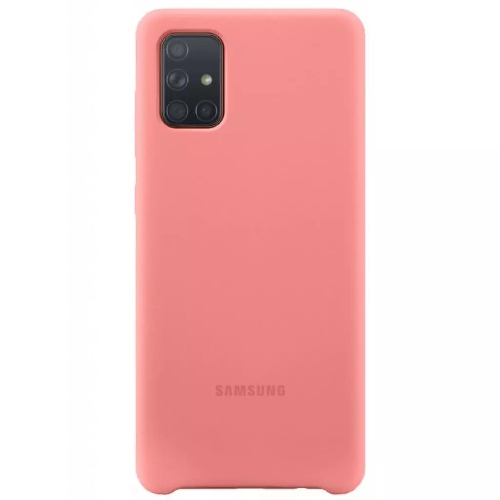 Чехол для моб. телефона Samsung Silicone Cover для Galaxy A71 (A715F) Pink (EF-PA715TPEGRU)