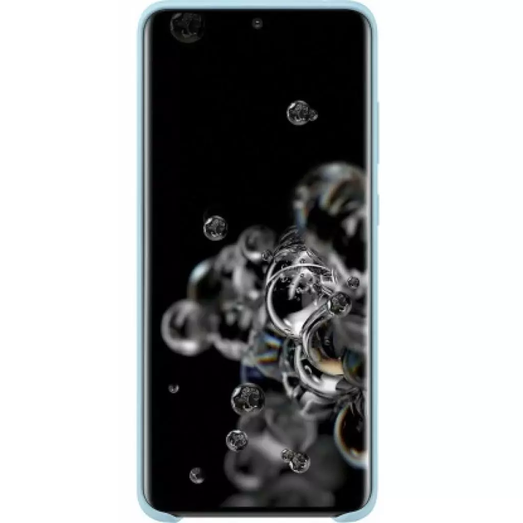 Чехол для моб. телефона Samsung Silicone Cover для Galaxy S20 Ultra (G988) Sky Blue (EF-PG988TLEGRU) - 1 Чехол для моб. телефона Samsung Silicone Cover для Galaxy S20 Ultra (G988) Sky Blue (EF-PG988TLEGRU) - 1