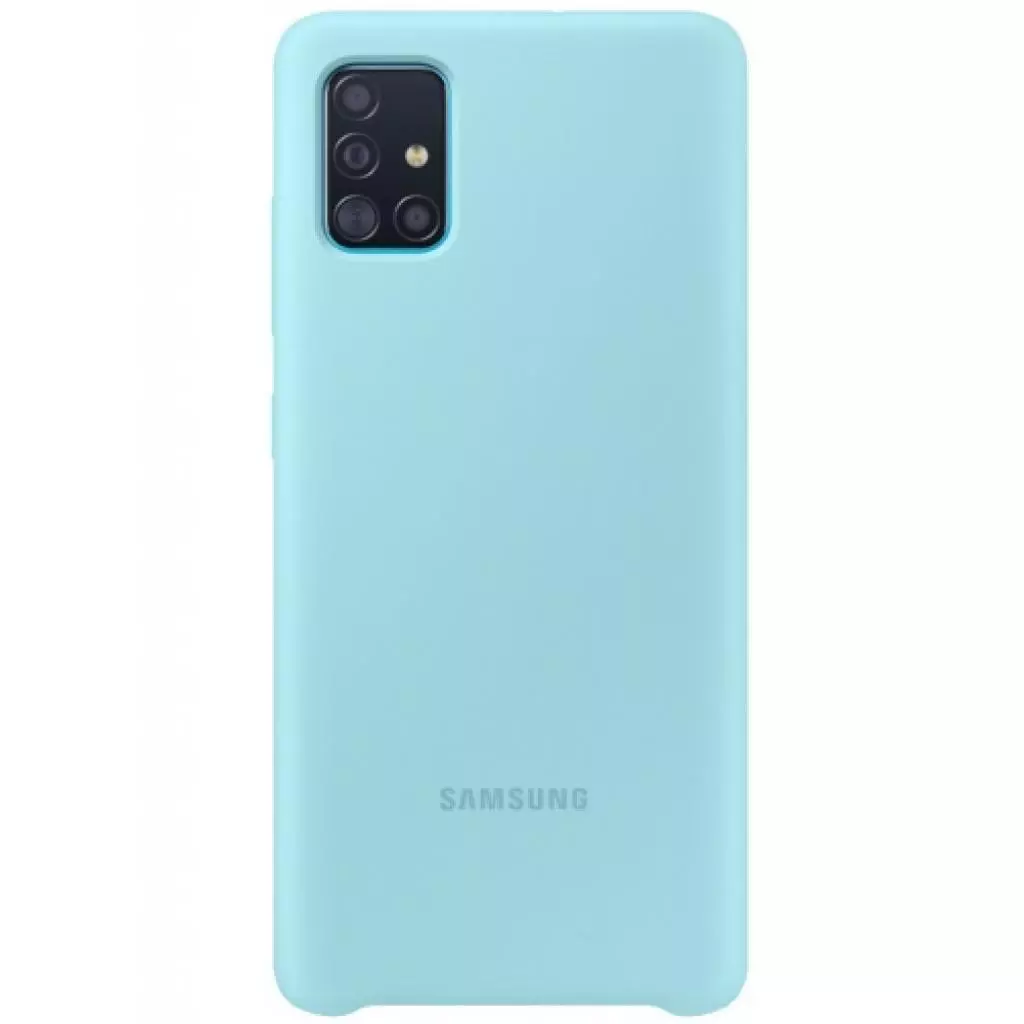 Чехол для моб. телефона Samsung Silicone Cover для смартфону Galaxy A51 (A515F) Blue (EF-PA515TLEGRU) - 1 Чехол для моб. телефона Samsung Silicone Cover для смартфону Galaxy A51 (A515F) Blue (EF-PA515TLEGRU) - 1
