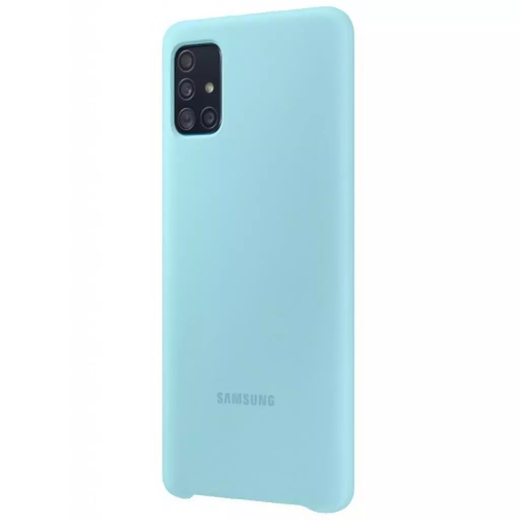 Чехол для моб. телефона Samsung Silicone Cover для смартфону Galaxy A51 (A515F) Blue (EF-PA515TLEGRU) - 2 Чехол для моб. телефона Samsung Silicone Cover для смартфону Galaxy A51 (A515F) Blue (EF-PA515TLEGRU) - 2