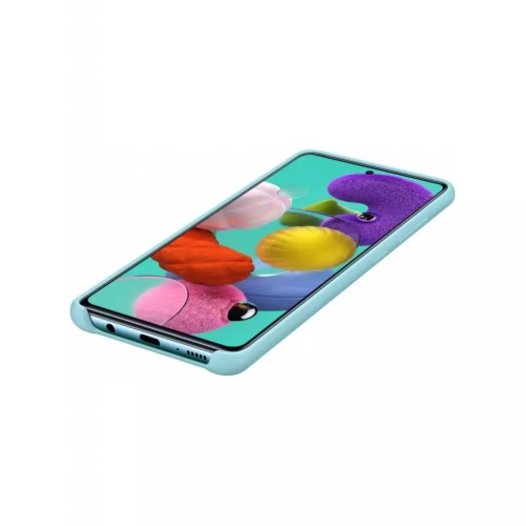 Чехол для моб. телефона Samsung Silicone Cover для смартфону Galaxy A51 (A515F) Blue (EF-PA515TLEGRU) - 3 Чехол для моб. телефона Samsung Silicone Cover для смартфону Galaxy A51 (A515F) Blue (EF-PA515TLEGRU) - 3