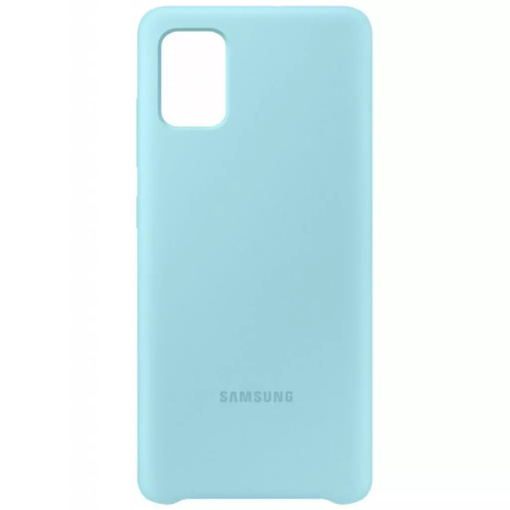 Чехол для моб. телефона Samsung Silicone Cover для смартфону Galaxy A51 (A515F) Blue (EF-PA515TLEGRU)