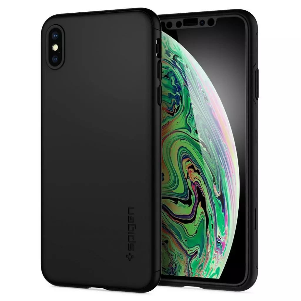 Чехол для моб. телефона Spigen Phone XS Max Thin Fit 360 Black (065CS24846) - 1