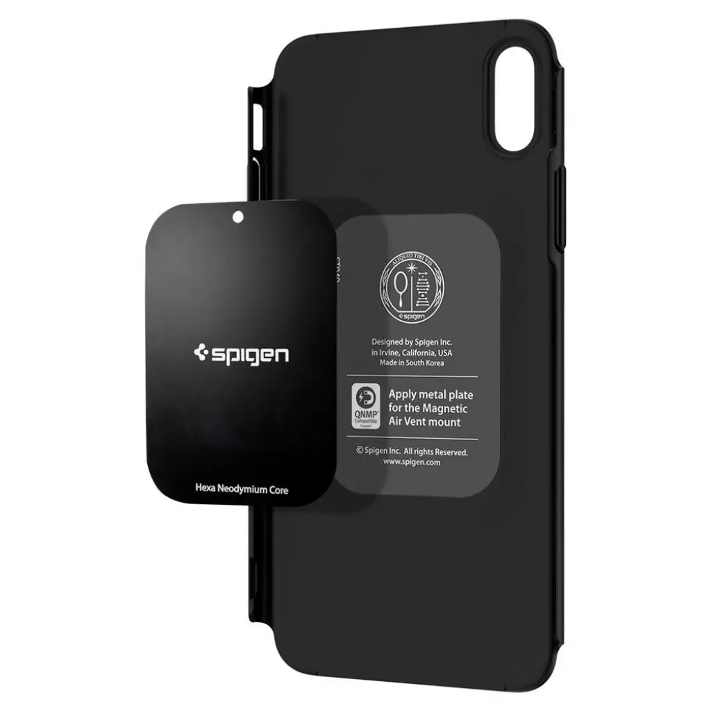 Чехол для моб. телефона Spigen Phone XS Max Thin Fit 360 Black (065CS24846) - 2