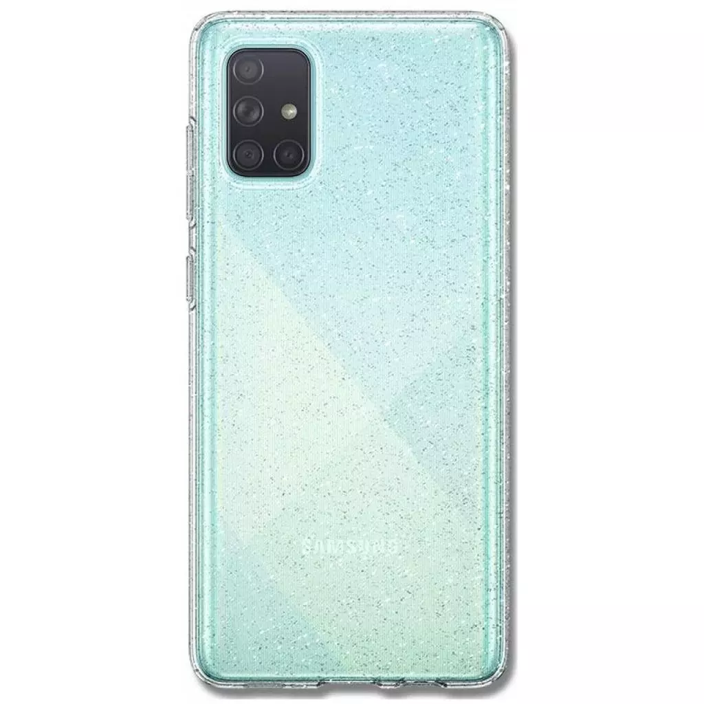 Чехол для моб. телефона Spigen Galaxy A71 Liquid Crystal Glitter, Crystal Quartz (ACS00935)