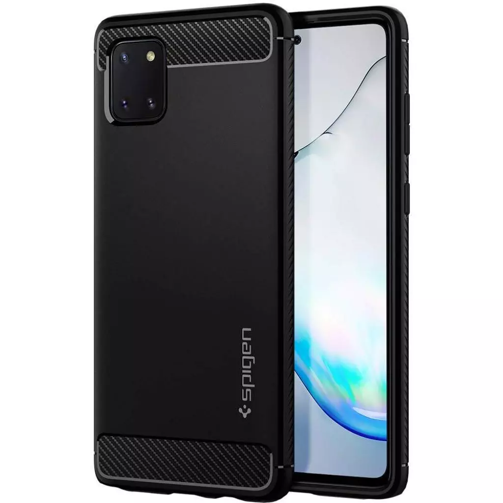 Чехол для моб. телефона Spigen Galaxy Note 10 Lite Rugged Armor, Matte Black (ACS00677)