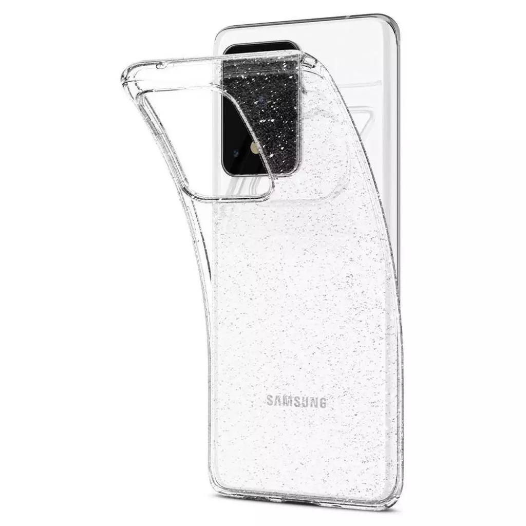 Чехол для моб. телефона Spigen Galaxy S20 Ultra Liquid Crystal Glitter, Crystal Quartz (ACS00710) - 7