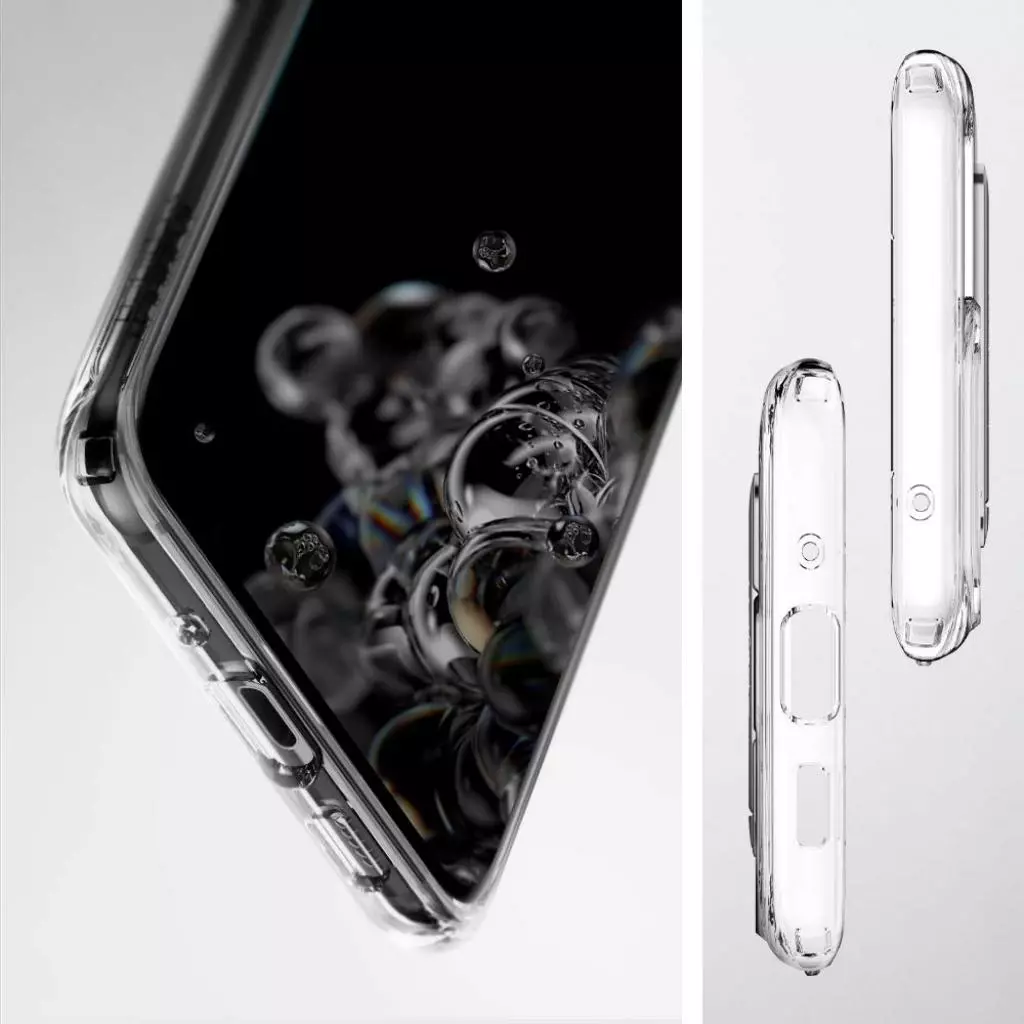 Чехол для моб. телефона Spigen Galaxy S20 Ultra Ultra Hybrid S, Crystal Clear (ACS00715) - 6