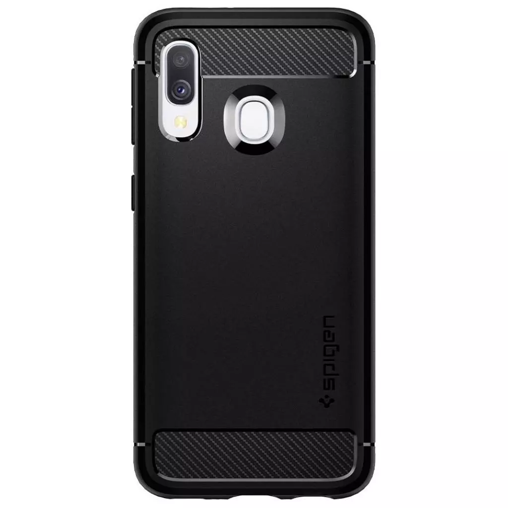 Чехол для моб. телефона Spigen Galaxy A40 Rugged Armor, Matte Black (618CS26244)