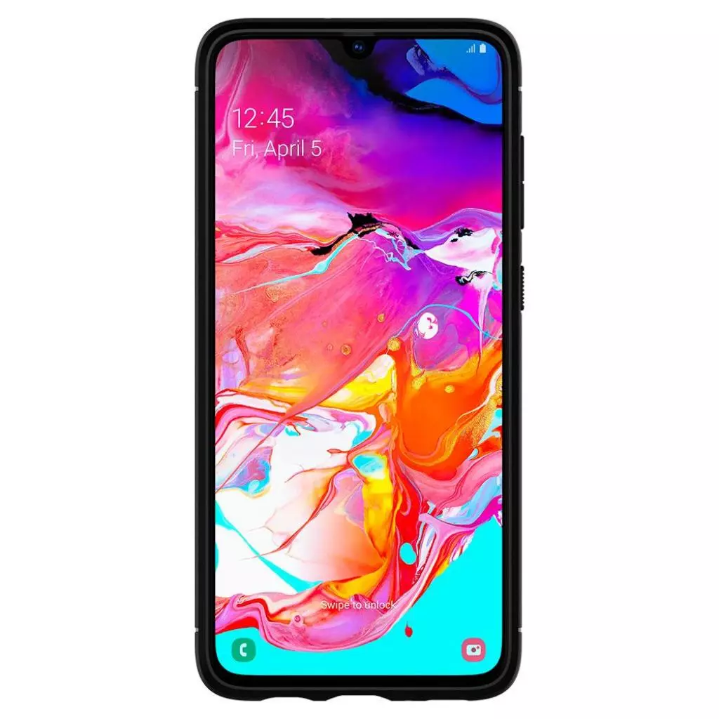Чехол для моб. телефона Spigen Galaxy A70 Rugged Armor, Matte Black (620CS26386) - 3 Чехол для моб. телефона Spigen Galaxy A70 Rugged Armor, Matte Black (620CS26386) - 3