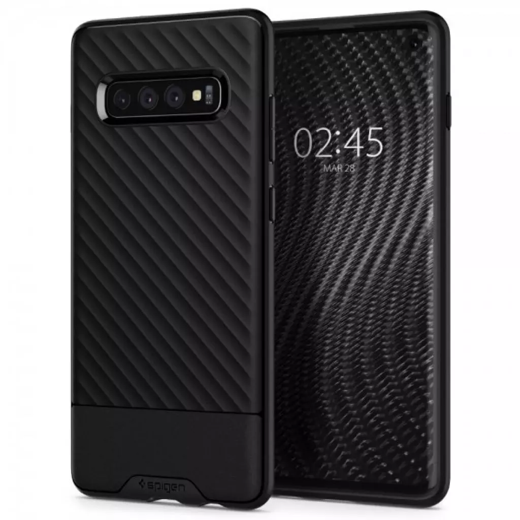 Чехол для моб. телефона Spigen Galaxy S10 Core Armor, Black (605CS25660) - 1