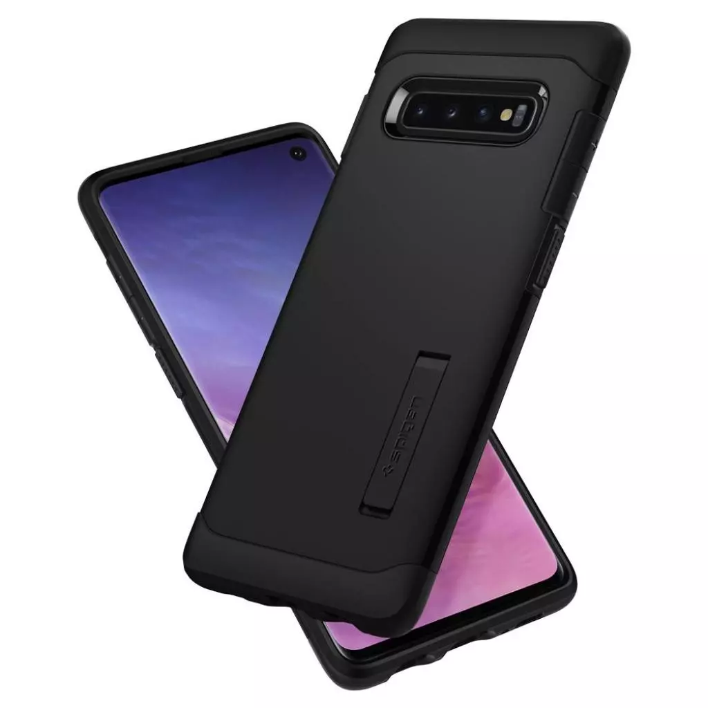 Чехол для моб. телефона Spigen Galaxy S10 Slim Armor, Black (605CS25917) - 3 Чехол для моб. телефона Spigen Galaxy S10 Slim Armor, Black (605CS25917) - 3
