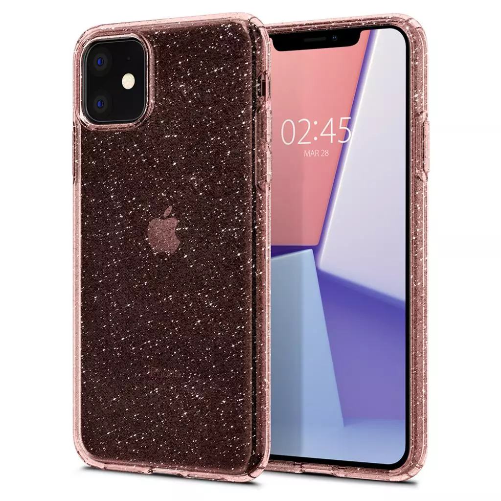 Чехол для моб. телефона Spigen iPhone 11 Liquid Crystal Glitter, Rose Quartz (076CS27182) - 7