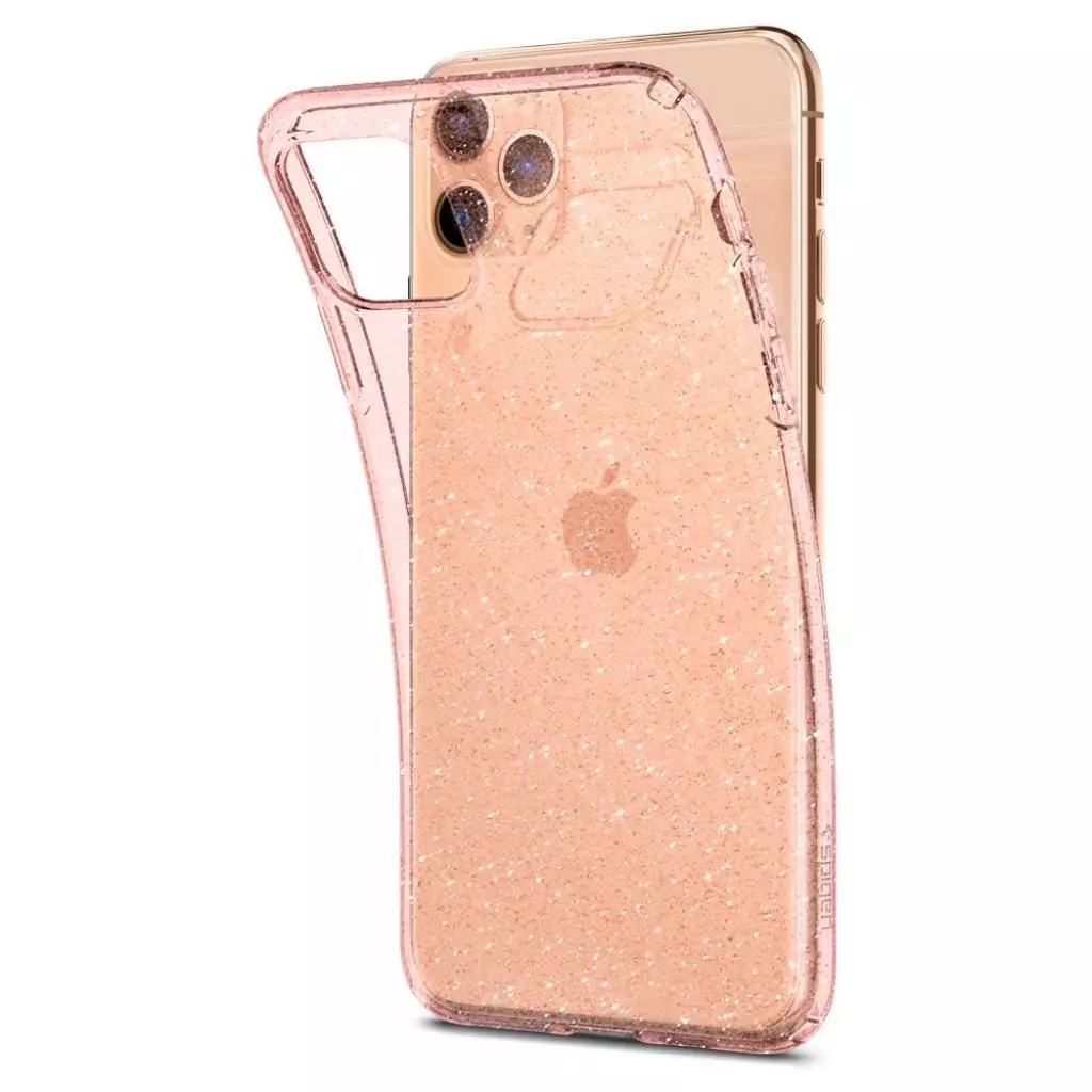Чехол для моб. телефона Spigen iPhone 11 Pro Max Liquid Crystal Glitter, Rose Quartz (075CS27132) - 1 Чехол для моб. телефона Spigen iPhone 11 Pro Max Liquid Crystal Glitter, Rose Quartz (075CS27132) - 1