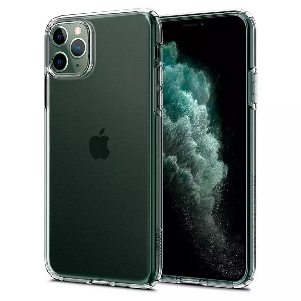 Чехол для моб. телефона Spigen iPhone 11 Pro Max Liquid Crystal, Crystal Clear (075CS27129) - 9 Чехол для моб. телефона Spigen iPhone 11 Pro Max Liquid Crystal, Crystal Clear (075CS27129) - 9