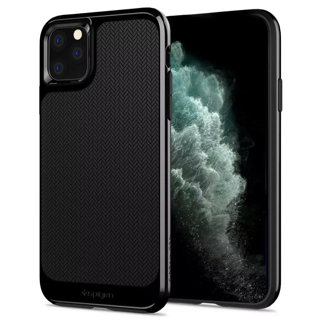 Чехол для моб. телефона Spigen iPhone 11 Pro Max Neo Hybrid, Jet Black (075CS27146) - 1