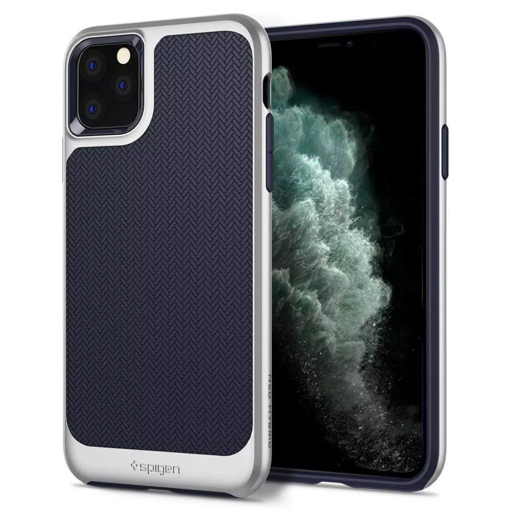 Чехол для моб. телефона Spigen iPhone 11 Pro Max Neo Hybrid, Satin Silver (075CS27147) - 1 Чехол для моб. телефона Spigen iPhone 11 Pro Max Neo Hybrid, Satin Silver (075CS27147) - 1