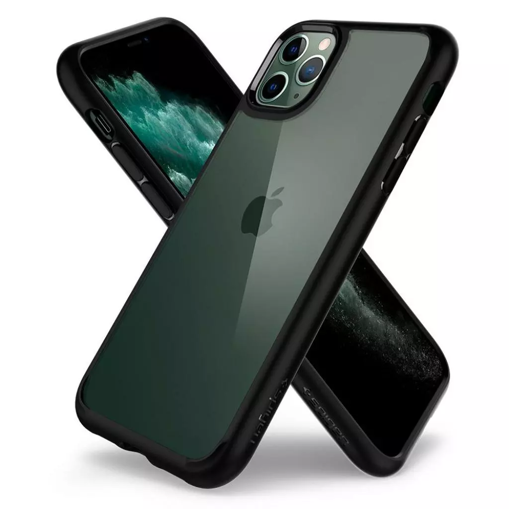 Чехол для моб. телефона Spigen iPhone 11 Pro Max Ultra Hybrid, Matte Black (075CS27136) - 4